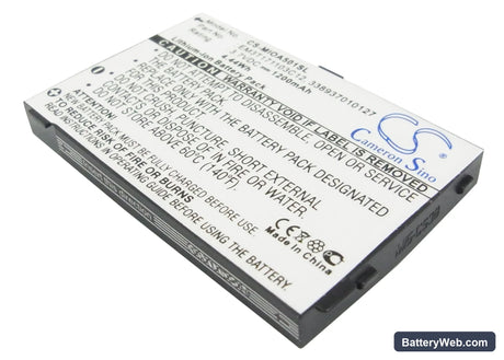 Mitac Mio A500 Replacement Battery, 3.7V, 1200mAh, Li-ion 1