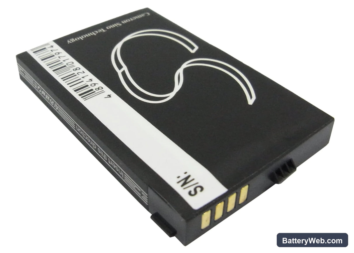 Mitac Mio A500 Replacement Battery, 3.7V, 1200mAh, Li-ion 3