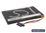 Mitac Mio C320 Replacement Battery, 3.7V, 1150mAh, Li-Polymer 3