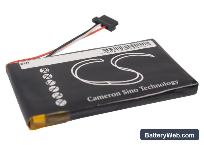 Mitac Mio C320 Replacement Battery, 3.7V, 1150mAh, Li-Polymer 4