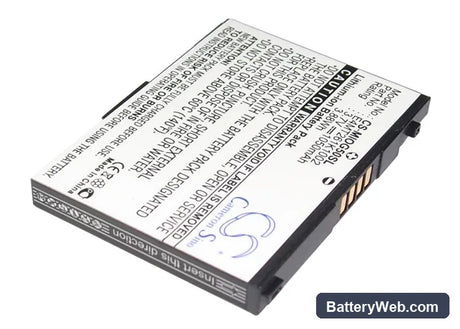 Mitac Mio Leap G50 Replacement Battery, 3.7V, 1050mAh, Li-ion 1