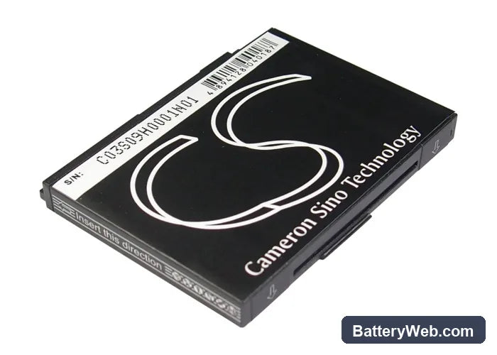 Mitac Mio Leap G50 Replacement Battery, 3.7V, 1050mAh, Li-ion 2