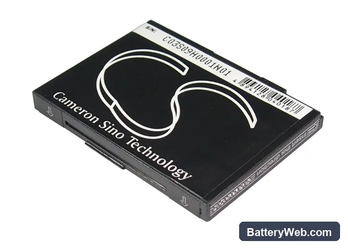 Mitac Mio Leap G50 Replacement Battery, 3.7V, 1050mAh, Li-ion 3