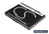 Mitac Mio Leap G50 Replacement Battery, 3.7V, 1050mAh, Li-ion 3