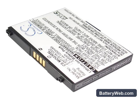 Mitac Mio Leap G50 Replacement Battery, 3.7V, 1050mAh, Li-ion 4