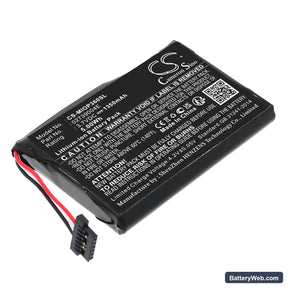 Mitac Mio P360 Replacement Battery, 3.7V, 1350mAh, Li-ion 1