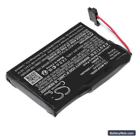 Mitac Mio P360 Replacement Battery, 3.7V, 1350mAh, Li-ion 2