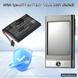 Mitac Mio P360 Replacement Battery, 3.7V, 1350mAh, Li-ion 6