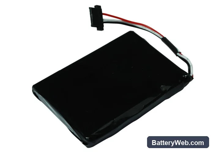 Navman Spirit S100 Replacement Battery, 3.7V, 650mAh, Li-ion 1