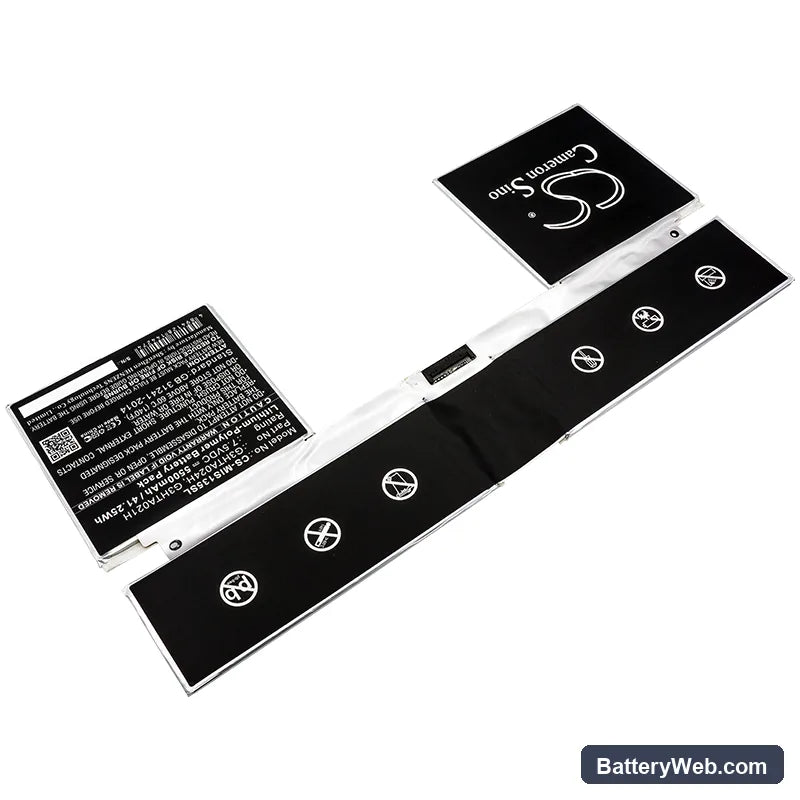 Microsoft Surface113.5" Replacement Battery, 7.5V, 5500mAh, Li-Polymer 2