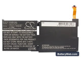 Microsoft Surface Replacement Battery, 7.4V, 4250mAh, Li-Polymer 5