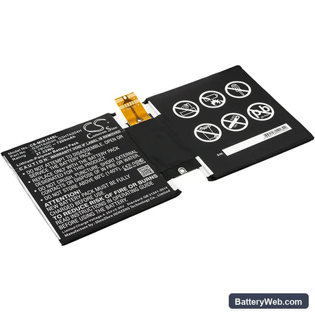 Microsoft Surface 3 10.8" Replacement Battery, 3.78V, 7200mAh, Li-Polymer 1