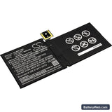 Microsoft Surface Pro 6 1807 Replacement Battery, 7.57V, 5900mAh, Li-Polymer 1