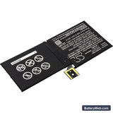 Microsoft Surface Pro 6 1807 Replacement Battery, 7.57V, 5900mAh, Li-Polymer 2