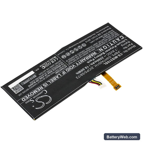 Microsoft SurfaceBook with Performance base Replacement Battery, 7.6V, 2500mAh, Li-Polymer 2
