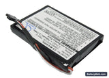 Mitac Mio Moov 400 Replacement Battery, 3.7V, 750mAh, Li-ion 2