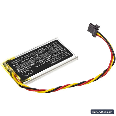 Mio MiVue 508 Replacement Battery, 3.7V, 230mAh, Li-Polymer 2
