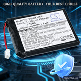 Toshiba MK 11 Replacement Battery, 3.7V, 850mAh, Li-ion 6