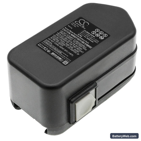 Milwaukee 0521-20 Replacement Battery, 18V, 2000mAh, Ni-MH 1
