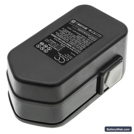 Milwaukee 0521-20 Replacement Battery, 18V, 2000mAh, Ni-MH 2