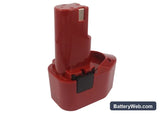 Milwaukee 0401-1 Replacement Battery, 12V, 1500mAh, Ni-MH 2