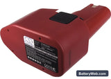 Milwaukee 0401-1 Replacement Battery, 12V, 3000mAh, Ni-MH 1