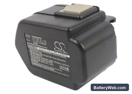 Milwaukee 0501-20 Replacement Battery, 12V, 2100mAh, Ni-MH 3
