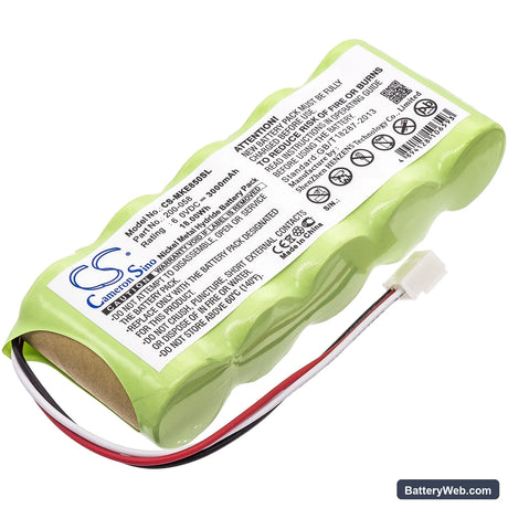 Panametrics Magna-Mike 8500 Replacement Battery, 6V, 3000mAh, Ni-MH 1