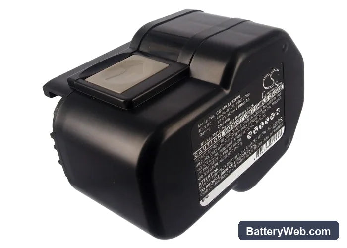 Milwaukee 0502-23 Replacement Battery, 12V, 2100mAh, Ni-MH 1