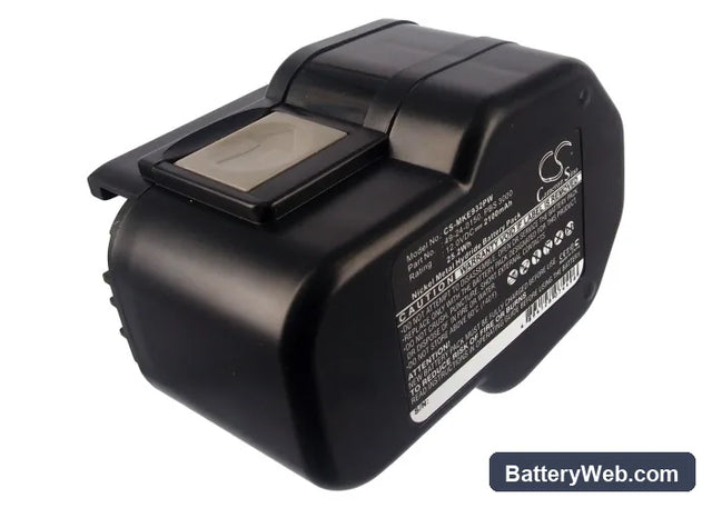 Milwaukee 0502-23 Replacement Battery, 12V, 2100mAh, Ni-MH 1