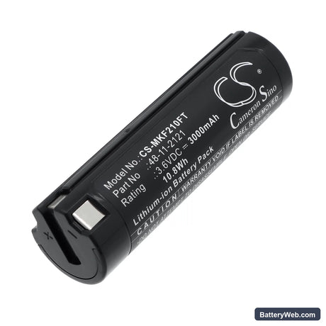 Milwaukee 2112-21 Replacement Battery, 3.6V, 3000mAh, Li-ion 1