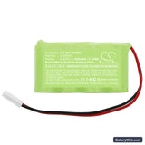 Kejian Jaundice Meter KJ-8000 Replacement Battery, 4.8V, 500mAh, Ni-MH 3