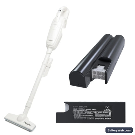 Makita CL104D Cordless Cleaner Replacement Battery, 10.8V, 1200mAh, Li-ion 6