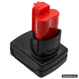 Milwaukee M12 Replacement Battery, 12V, 6000mAh, Li-ion 2
