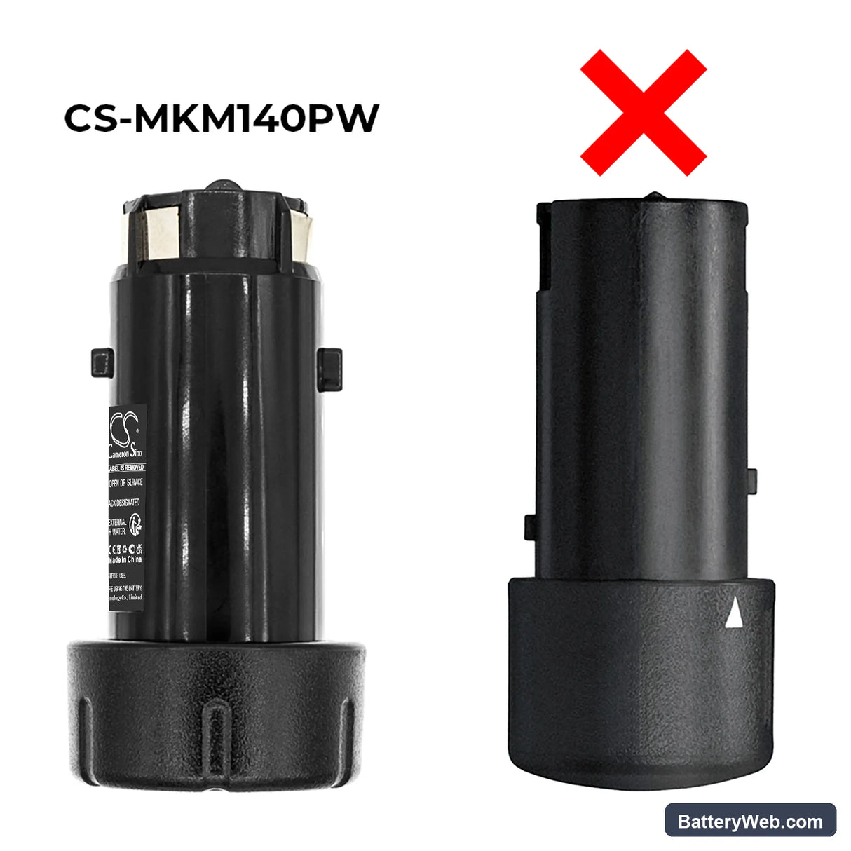 Milwaukee 2102-22 M4™ 1/4" Hex Screwdriver Replacement Battery, 4V, 2000mAh, Li-ion 7