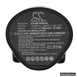 Makita CL102DZX Replacement Battery, 10.8V, 1500mAh, Li-ion 5