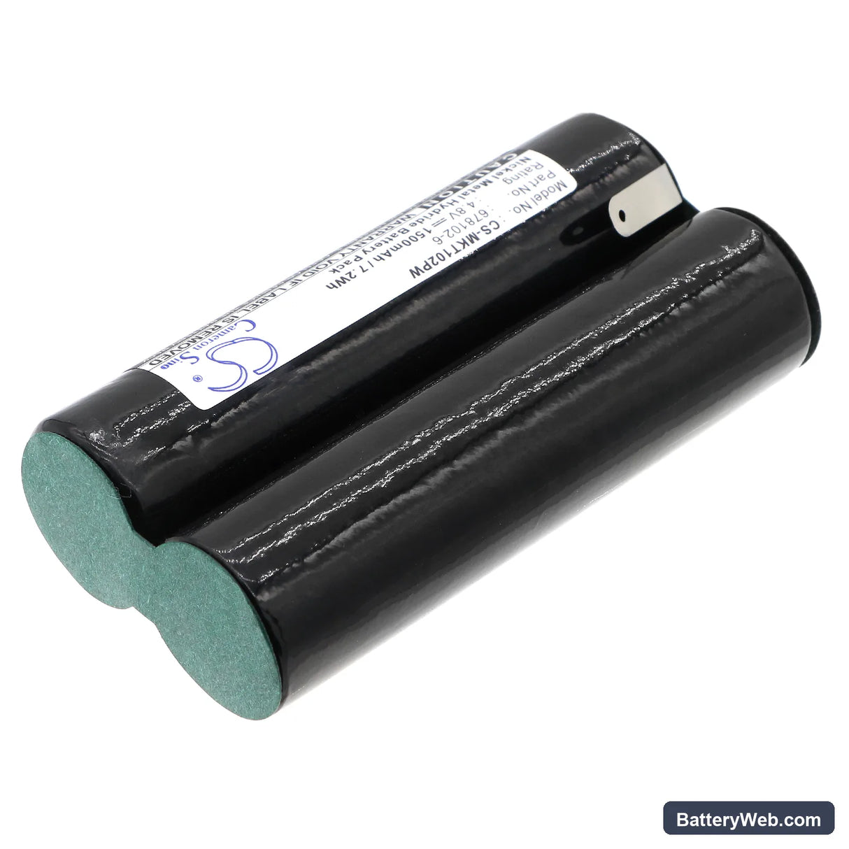 Makita 6041D Replacement Battery, 4.8V, 1500mAh, Ni-MH 2