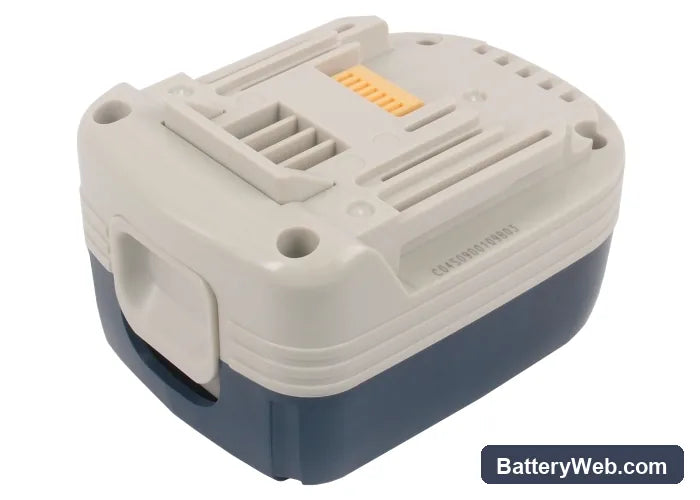 Makita BFT020F Replacement Battery, 9.6V, 2200mAh, Ni-MH 2
