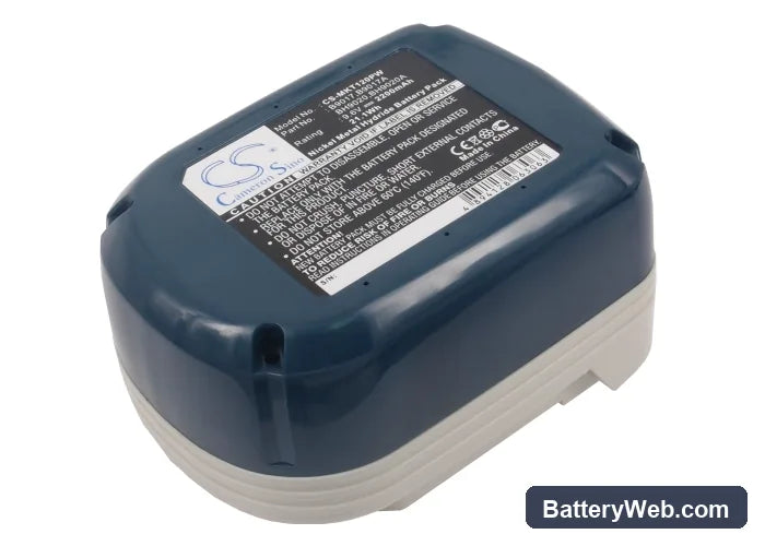 Makita BFT020F Replacement Battery, 9.6V, 2200mAh, Ni-MH 3