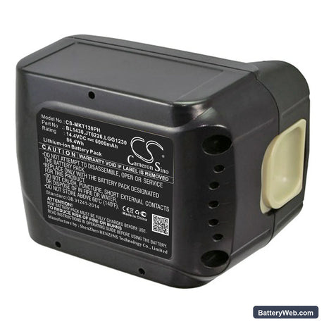 DOLMAR AH-3756 XE3 Replacement Battery, 14.4V, 6000mAh, Li-ion 1