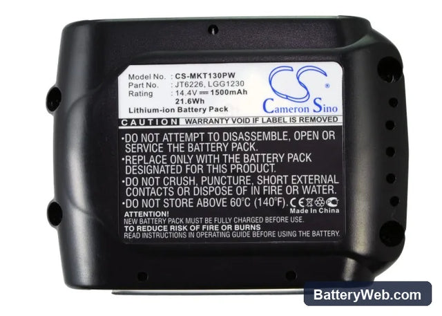 DOLMAR AH-3756 XE3 Replacement Battery, 14.4V, 1500mAh, Li-ion 1