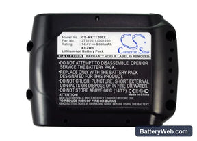 DOLMAR AH-3756 XE3 Replacement Battery, 14.4V, 3000mAh, Li-ion 1