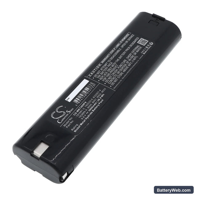 Makita 4093D Replacement Battery, 9.6V, 3000mAh, Ni-MH 1