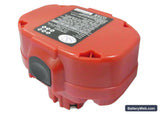Makita 4334D Replacement Battery, 18V, 3000mAh, Ni-MH 2