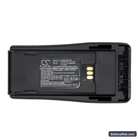 Motorola CP040 Replacement Battery, 7.5V, 2500mAh, Ni-MH 5