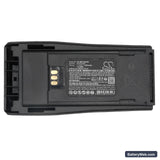 Motorola CP150 Replacement Battery, 7.4V, 2600mAh, Li-ion 5