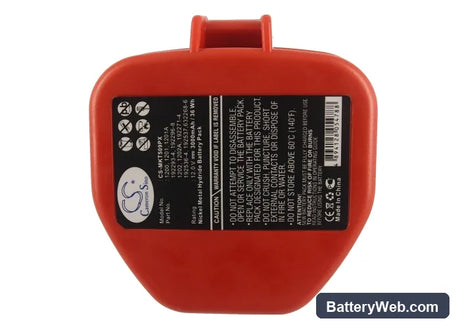 Makita 5091D Replacement Battery, 12V, 3000mAh, Ni-MH 4