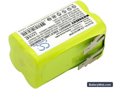 Makita 6722DW Replacement Battery, 4.8V, 2000mAh, Ni-MH 2