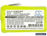 Makita 6722DW Replacement Battery, 4.8V, 2000mAh, Ni-MH 3