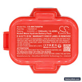 Makita 6207D Replacement Battery, 9.6V, 1500mAh, Ni-MH 5